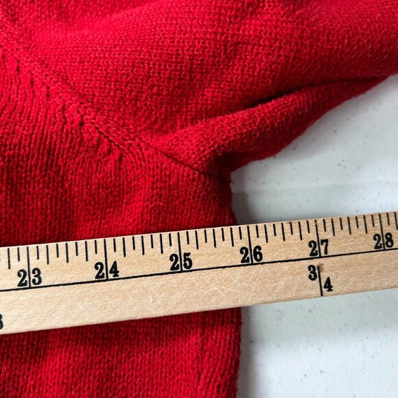 Polo Ralph Lauren 1/4 Zip Sweater Mens Xxl Red Long Sleeve Office Casual - Picture 7 of 8